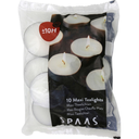 SPAAS Maxi velas de té, bolsa de 10