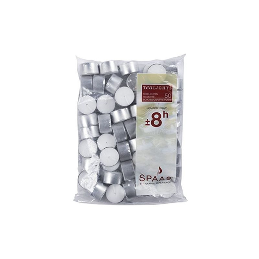 [5411708085391] SPAAS Tea Lights 8Hr, 50 units