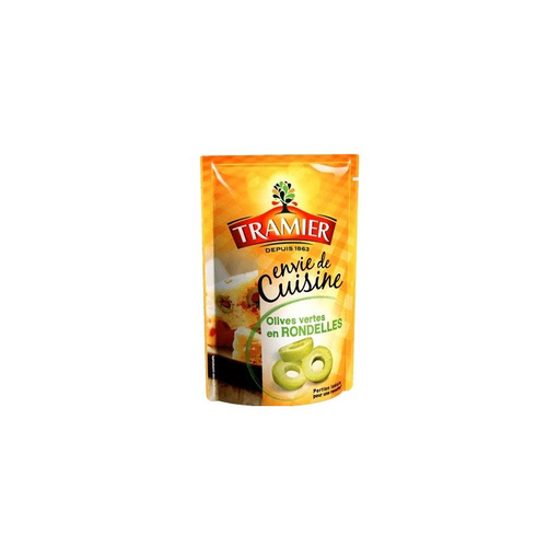 [3017239003358] TRAMIER Olives Vertes En Rondelles 185 g
