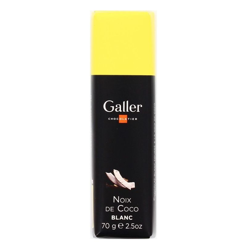 GALLER BATON White Chocolate Coconut Bar 70 g