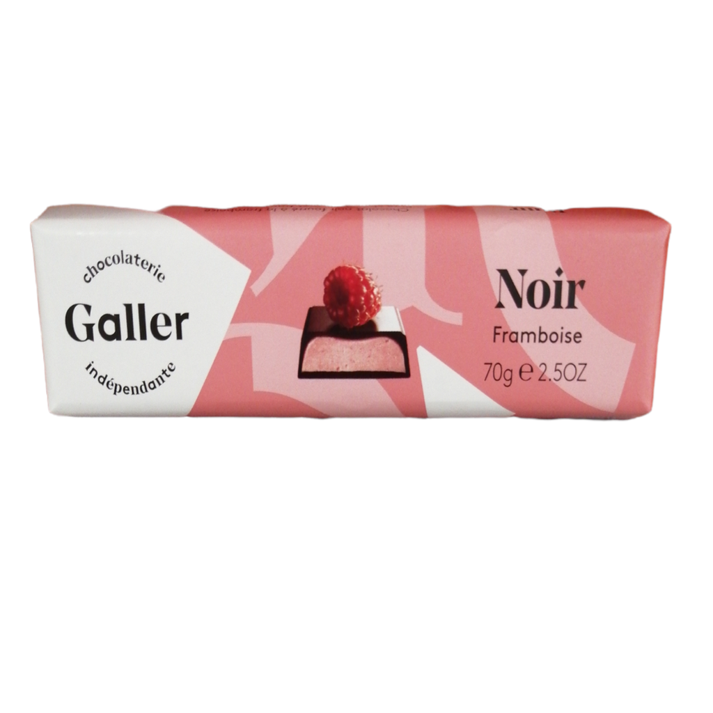 GALLER Barra de Chocolate Negro Framboesa 70 g