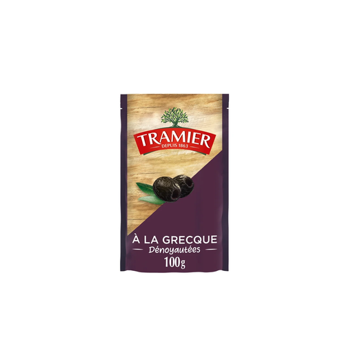 [3017239003952] TRAMIER Aceitunas negras estilo griego sin hueso 100 g