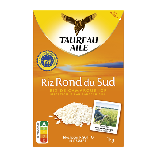 [3017491515200] TAUREAU AILE Arroz longo de Camarga 1 kg