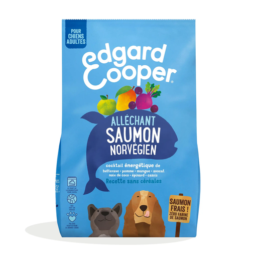 [5425039484013] EDGAR & COOPER Croquetas de Salmón sin Cereales para Perros Adultos 1 kg