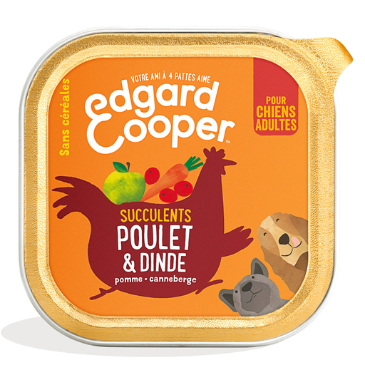 [5425039484389] EDGAR & COOPER Pâtée sans céréales poulet & dinde 300 g