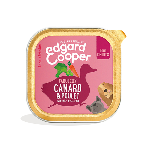 [5425039484396] EDGAR & COOPER Comida húmida para cão Junior pato, frango & legumes 300 g