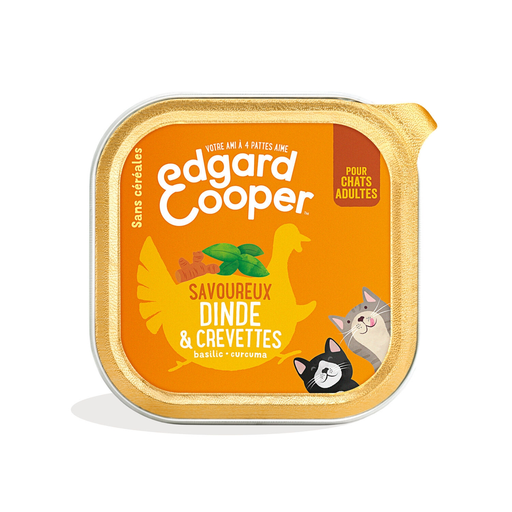 [5425039488288] EDGARD COOPER Cat Pate Turkey & Shrimp 85 g