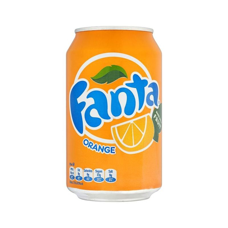 FANTA Orange Boisson Gazeuse Canette 33 cl