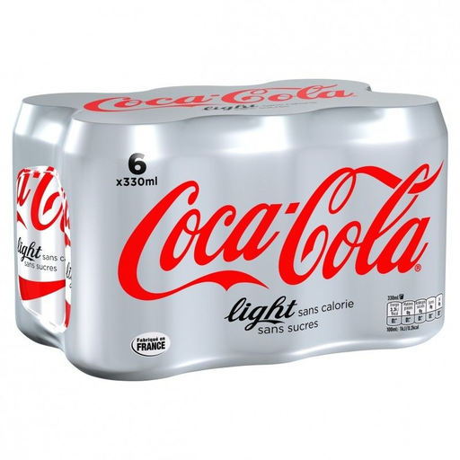 [5449000050090] COCA-COLA Boisson rafraîchissante Light 6 x 33 cl