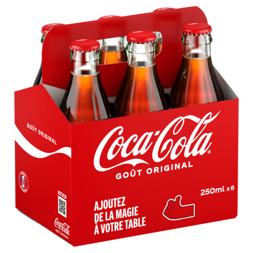 [5449000092861] COCA-COLA Original Sparkling Drink with Plant Extracts 6 x 25 cl