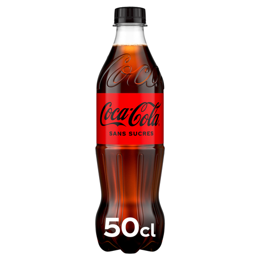 [5449000131836] COCA-COLA Carbonated soft drink with plant extracts zero sugar 0.5 L