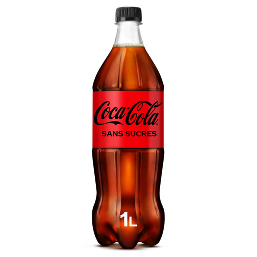 [5449000133328] COCA-COLA Carbonated soft drink with plant extracts sugar-free 1 L