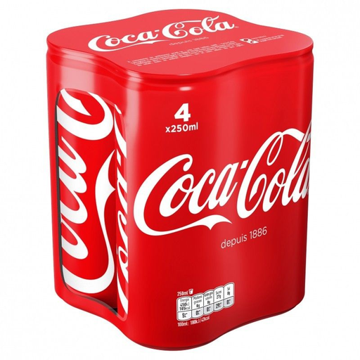 [5449000199218] COCA-COLA Refreshing drink with plant extracts 4 x 25 cl