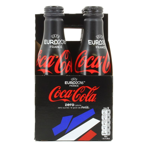 [5449000214454] COCA-COLA Zero Carbonated Drink 4 x 25 cl