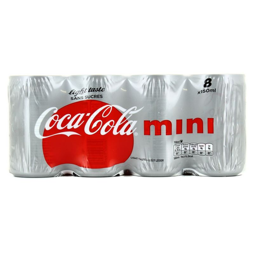 [5449000223968] COCA-COLA Light Soda 8x15cl