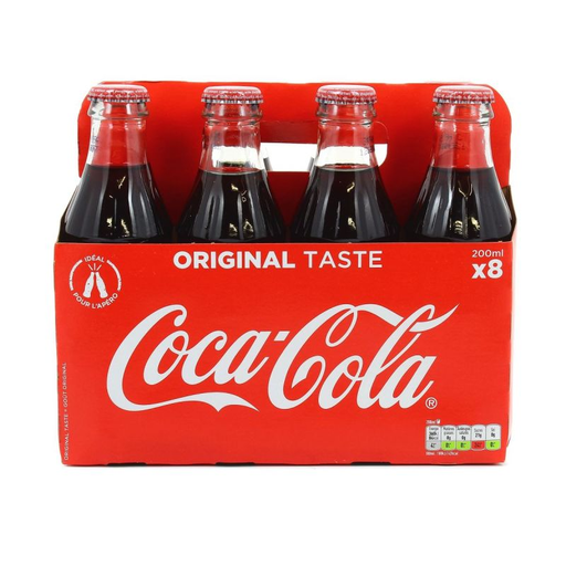 [5449000237347] COCA-COLA Carbonated Drink 8 x 20 cl