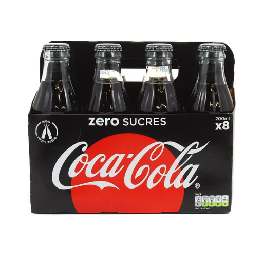 [5449000237378] COCA-COLA Zero Ivp 8 x 20 cl