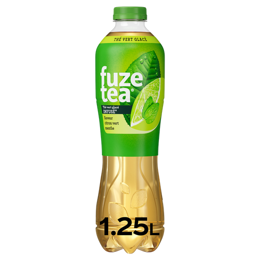[5449000266002] FUZE TEA Boisson thé vert glacé citron vert & menthe 1.25 L