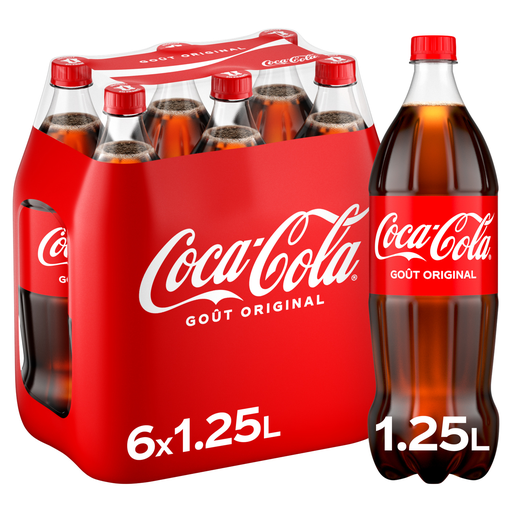 [5449000267467] COCA-COLA Carbonated soft drink with plant extracts 6 x 1.25 L