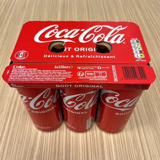 [5449000283900] COCA-COLA Carbonated soft drink with vegetable extracts original taste 6 x 33 cl