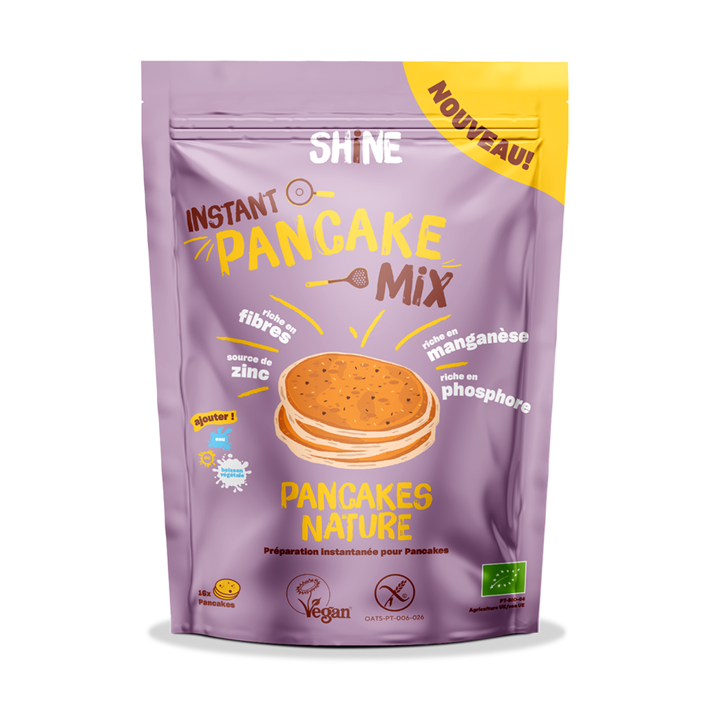 SHINE Pancake mistura instantânea Nature BIO 400 g