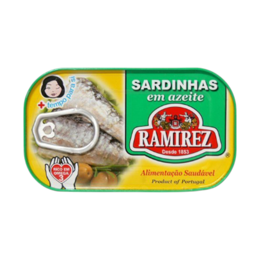 [5601010111035] RAMIREZ Sardines in olive oil 125 g