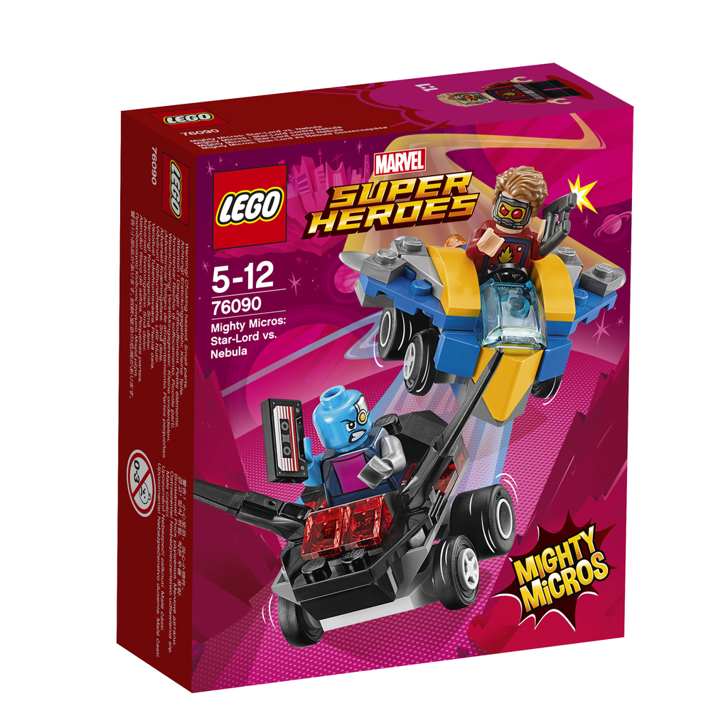 LEGO Jouet Marvel Super Heroes Mighty Micros: Star-Lord contre Nebula 76090