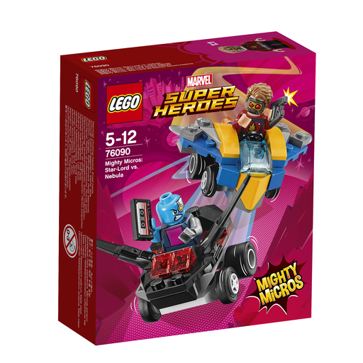 [5702016110517] LEGO Brinquedo Marvel Super Heroes Mighty Micros: Star-Lord contra Nebula 76090