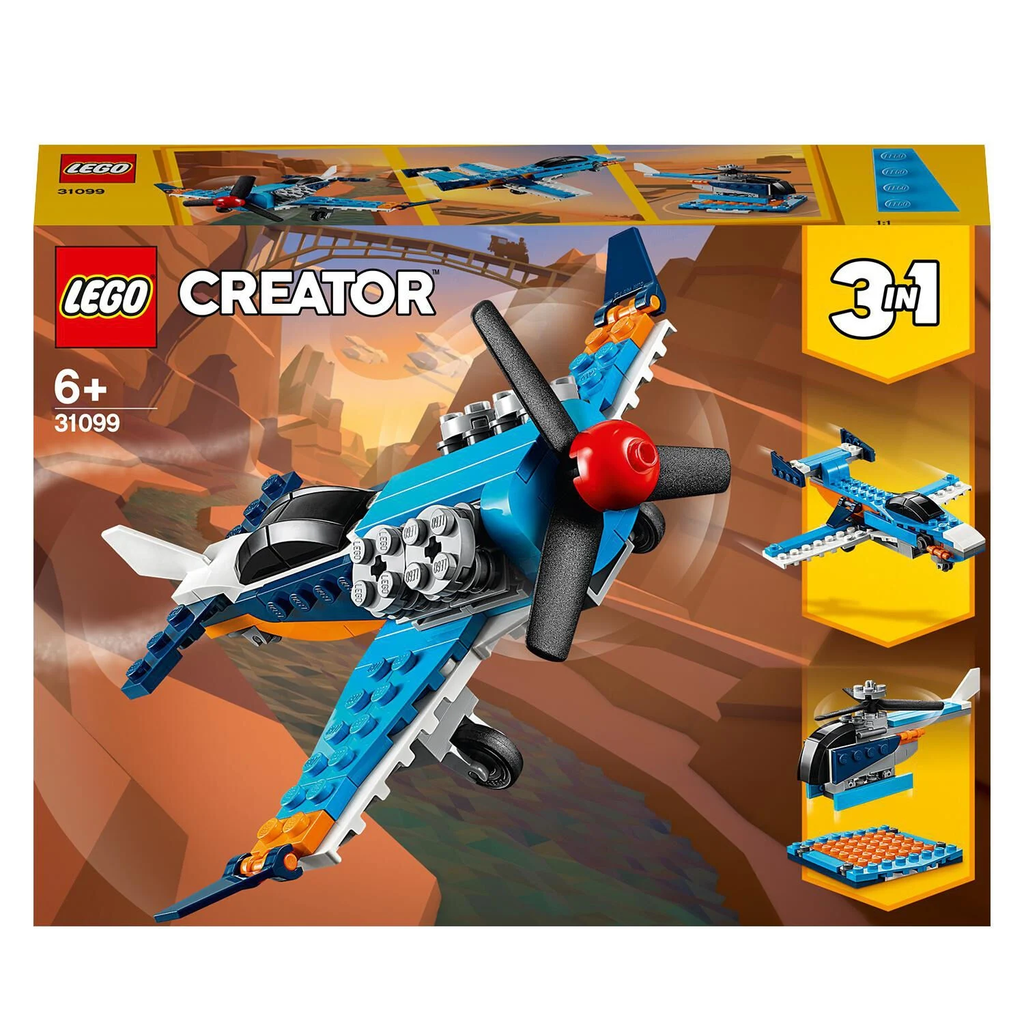 LEGO® Creator Avião a Hélice 31099 a caixa