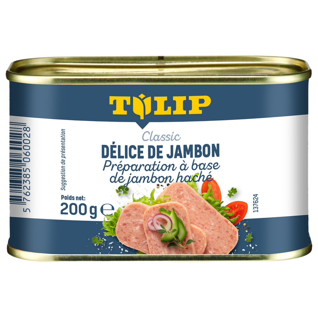 TULIP Délice de jambon préparation à base haché 200 g