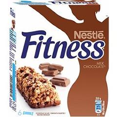 Fitness Nestle Barres Chocolat Lait 6X23,5G
