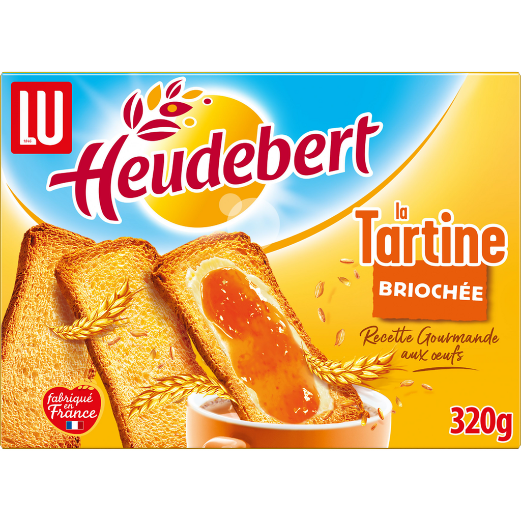 HEUDEBERT Tostadas de pão brioche 320 g