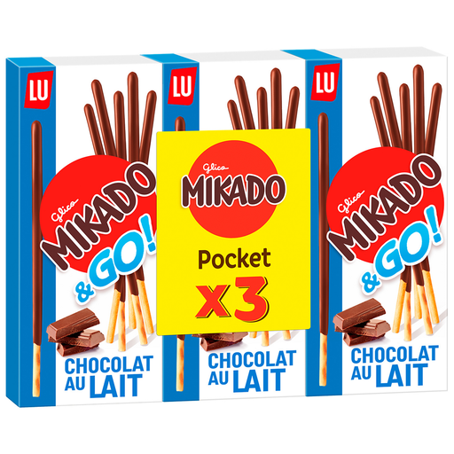 [3017760603997] MIKADO Galletas Pocket Chocolate con Leche 3x39g