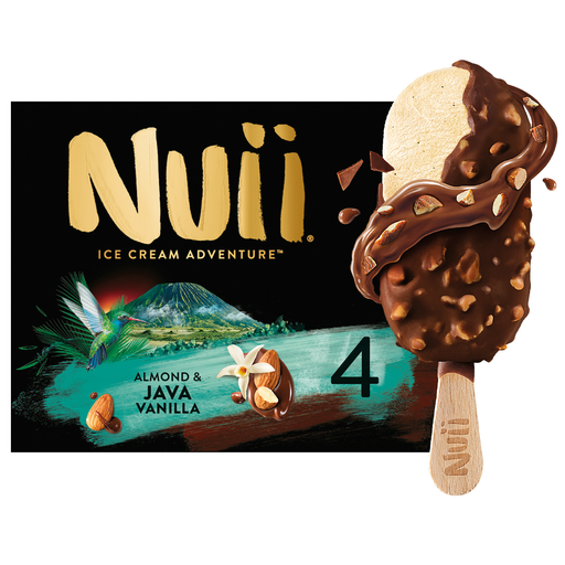 [5900130030982] NUII Bâtonnets glacés Java à la vanille et aux amandes 268 g