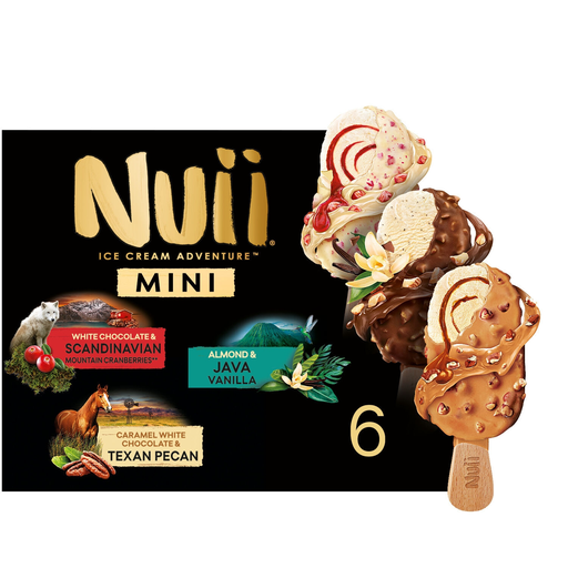 [5900130035055] NUII Mini Ice Cream Java, Scandinavian & Texan Pecan Flavours 254 g
