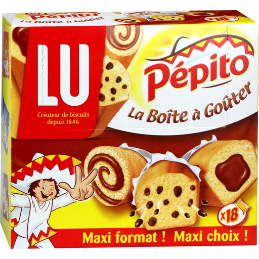 [3017760692793] LU Assortiment de gâteaux moelleux PEPITO 18 x 30 g