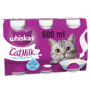 WHISKAS Leche para gatos y gatitos 3x200ml