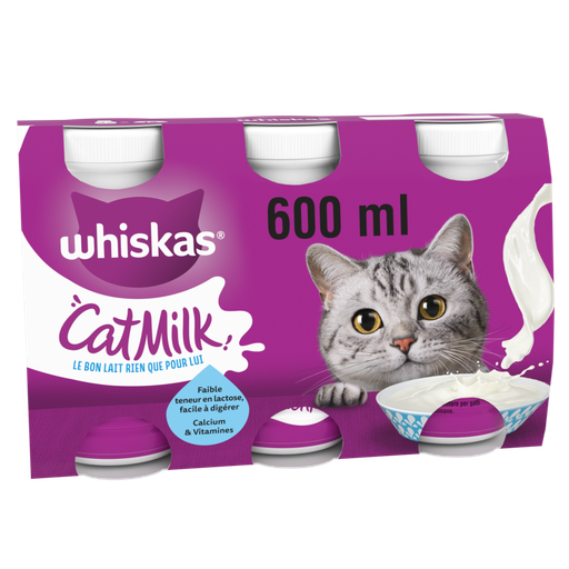 [5900951251092] WHISKAS Leche para gatos y gatitos 3x200ml