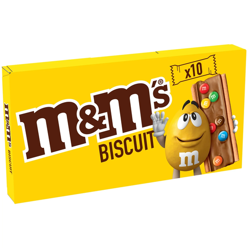 [5900951251818] M&M'S Biscuit nappé de chocolat au lait et de minis Pocket x10 198 g