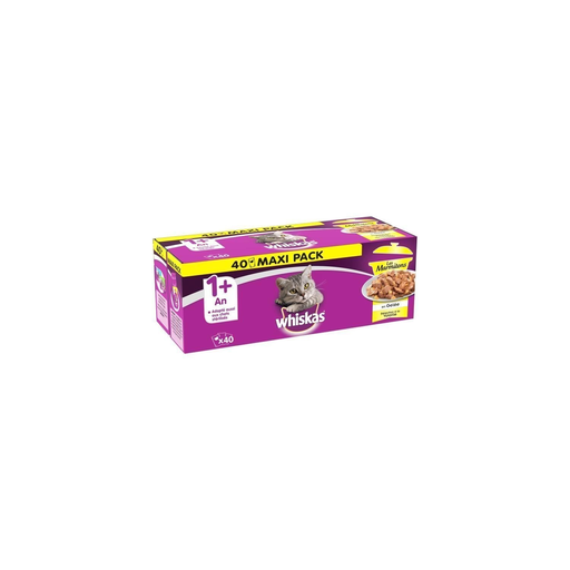 [5900951268953] WHISKAS Les Marmitons Frescura En Gelatina Aves 4 Variedades 40x85g