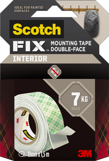 [5902658098635] SCOTCH Cinta adhesiva de doble cara interior 1.5m x 19mm
