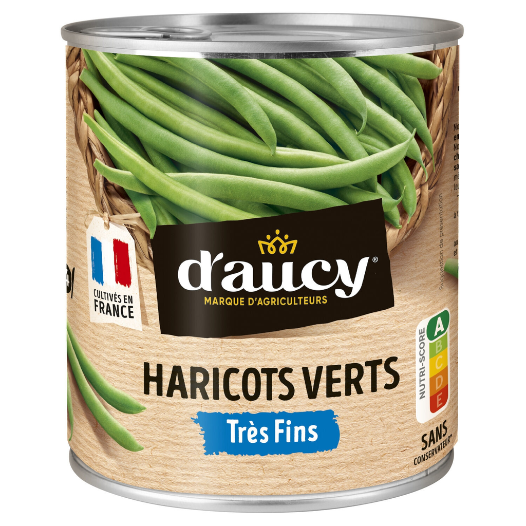 D'AUCY Judías verdes muy finas 440 g