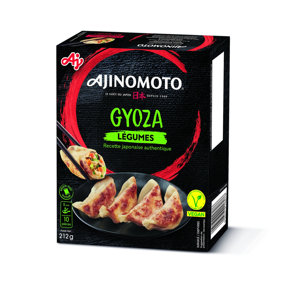 AJINOMOTO Gyoza Raviolis à poêler légumes sauce soja incluse 200 g