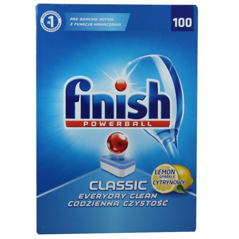 FINISH Powerball Classic Tabs Limão 100 U.