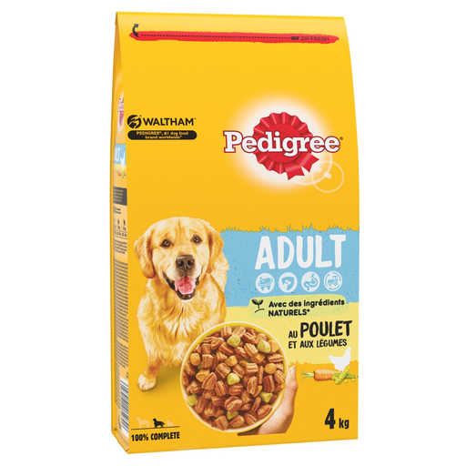 [5998749105726] PEDIGREE Croquettes au poulet et légumes pour moyen chien adulte 4 kg