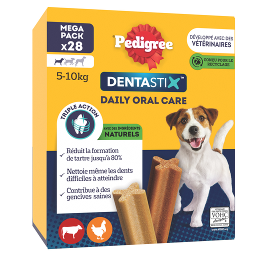 [5998749108093] PEDIGREE Dentastix bâtonnets hygiène bucco-dentaire pour petit chien 440g