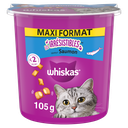 WHISKAS Les irrésistibles snacks para gato salmão 105g