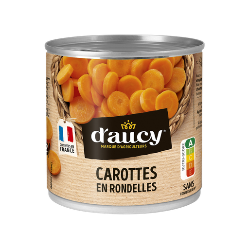 [3017800075838] D'AUCY Zanahorias en rodajas 240 g