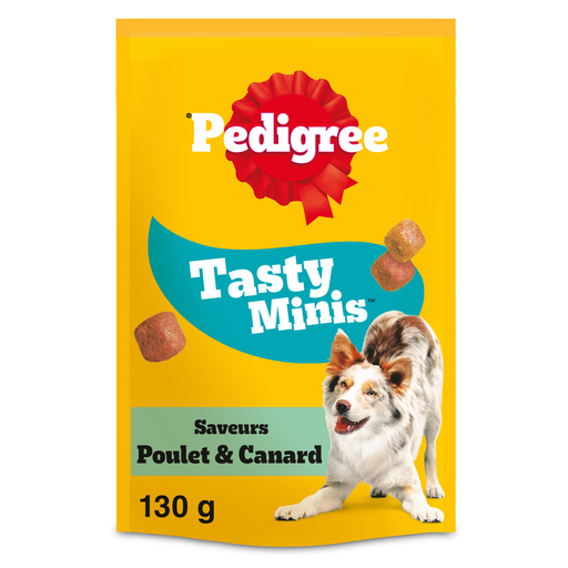 [5998749128152] PEDIGREE Treats Sa Récompense Chewy Bites Chicken and Duck 130 g