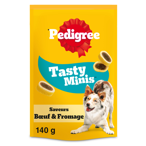 [5998749128176] PEDIGREE Sa Récompense friandises pour chien saveur bœuf et fromage 140 g